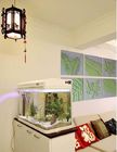 Panel dinding dekoratif 3D PU untuk kamar tidur / dekorasi Hotel