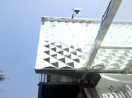 Persegi PC 3D Dekorasi Wall Panel bangunan / Thermal Insulation Panel