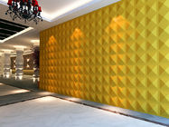 Persegi PC 3D Dekorasi Wall Panel bangunan / Thermal Insulation Panel