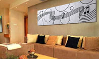 Panel dinding dekoratif 3D modern PU untuk TV / Sofa / tangga