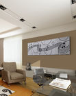 Panel dinding dekoratif 3D modern PU untuk TV / Sofa / tangga