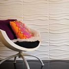 Bertekstur Daur Ulang Dekorasi 3D Wall Panel / Komersial Dinding Dewan Tile