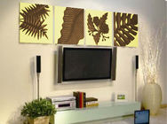 Panel dinding dekoratif 3D PU untuk kamar tidur / dekorasi Hotel