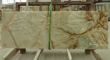 Natural onyx 3d panel dinding dekoratif