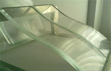 Tahan panas Curved Tempered Kaca 3mm - 25mm Untuk Pagar terbuka