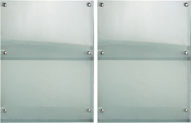 Keselamatan Frosted Kaca Tempered Panel 4mm - 25mm Untuk Hotel Balcony