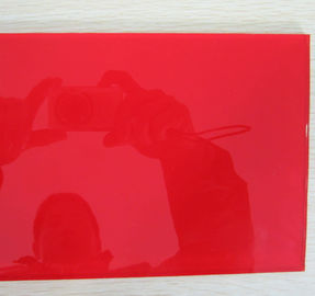 Sinoy 4mm Lalu Lintas Red dipernis Kaca 6mm Untuk Bar, Lacobel Batal Float Glass