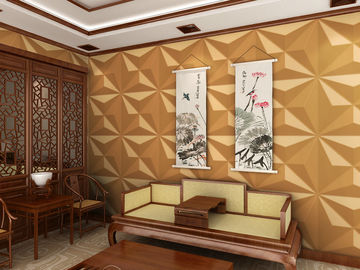 High End Eksternal Wall Cladding Kustom 3D Wall Panel / 3D Dinding Meliputi Waterproof