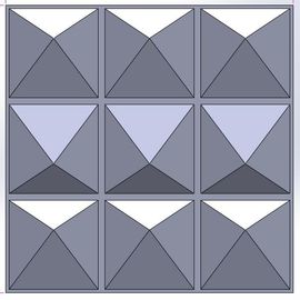 Multi Warna Acrylic Wall Decor 3D Wall Panel Dekoratif Wallpaper Moistureproof dan Eco-friendly