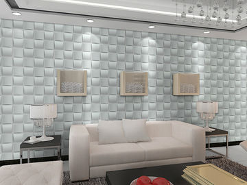 Dapur / Kamar Mandi PVC 3D Dinding Dewan Modern Home Dekorasi Wall Paneling Efek 3D