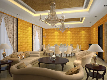 Dapur / Kamar Mandi PVC 3D Dinding Dewan Modern Home Dekorasi Wall Paneling Efek 3D