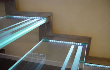 Fire Proof Tempered Laminated Safety Glass Untuk Bangunan Tangga