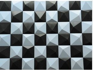 PVC Bahan Waterproof Exterior 3D Wall Panel terbuka Wall Covering Stone Wall Latar Belakang