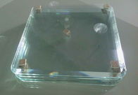 Super Putih Rendah Iron Kaca Tempered Safety Glass 19mm Untuk Table Top