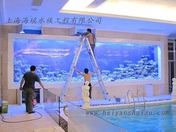 Milky Aquarium Renang PMMA Fluorescent Acrylic Sheet, Hapus Plexiglass Panel